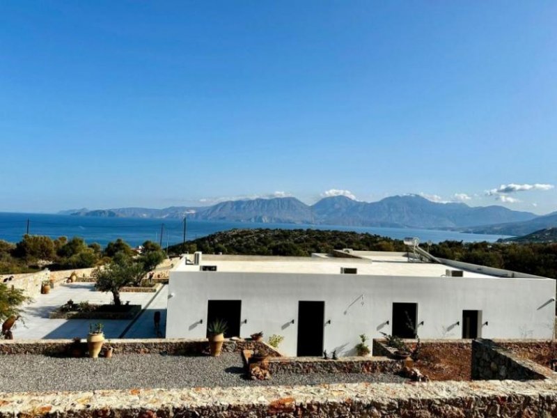 Agios Nikolaos MIT VIDEO: Kreta, Agios Nikolaos: Hochmoderne Villa mit 3 Schlafzimmern, Pool und atemberaubendem Meerblick Haus kaufen